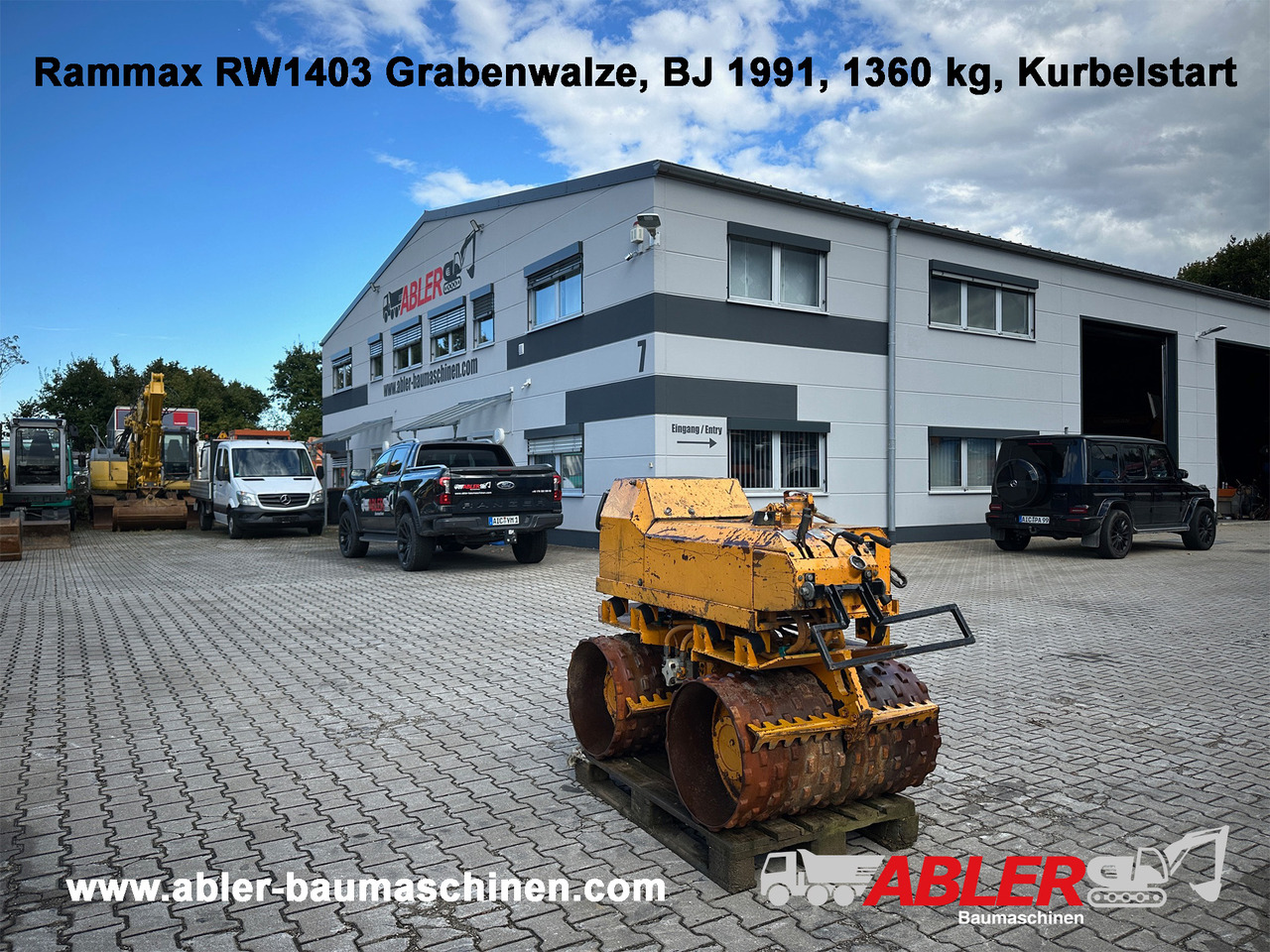 Rammax RW1403 Grabenwalze - Compactador pequeno de asfalto: foto 1 Rammax RW1403 Grabenwalze - Compactador pequeno de asfalto: foto 1