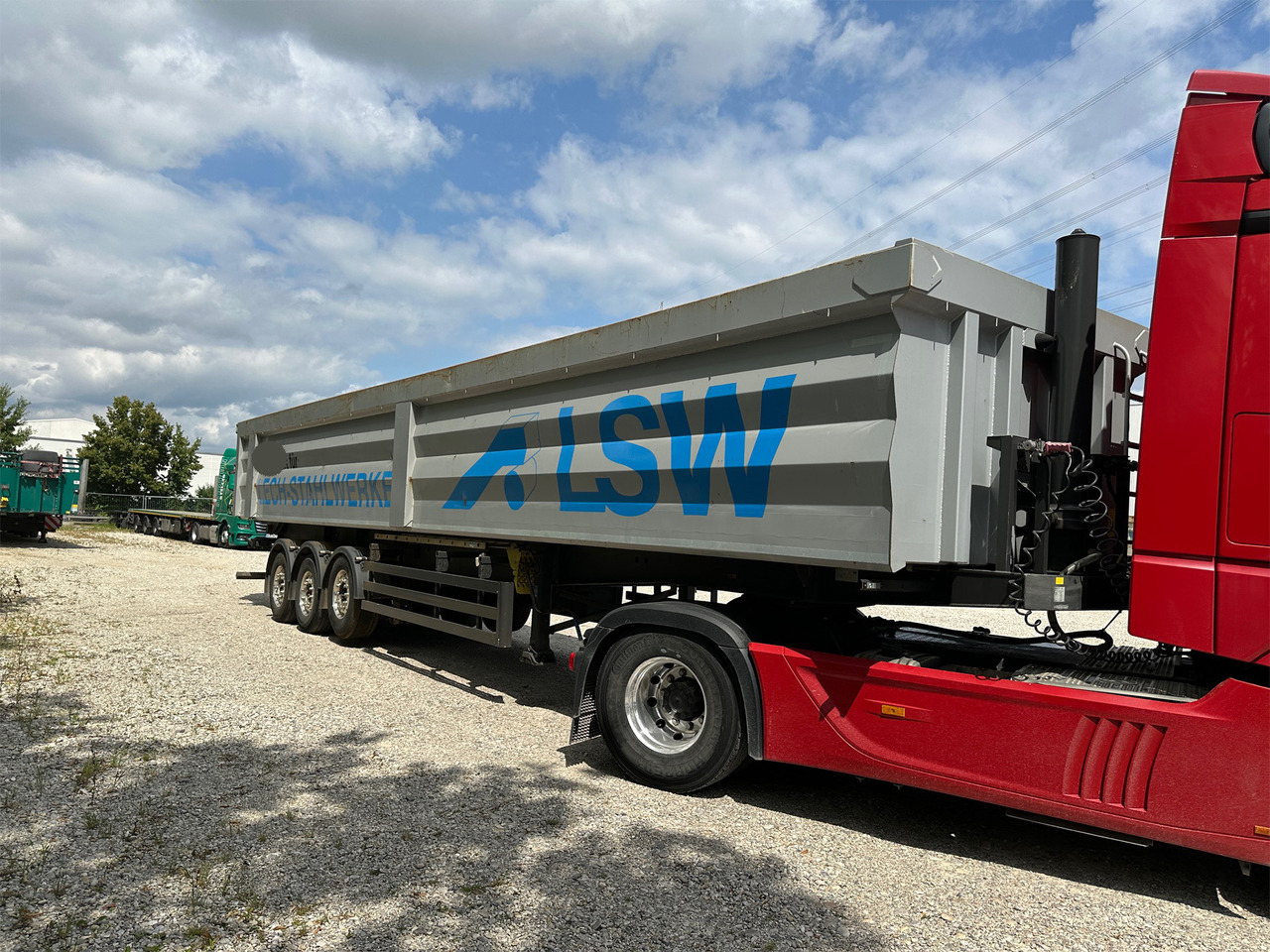 Reisch RHKS-3-SG13 Stahl Kippmulde 50 m3 - Semi-reboque basculante: foto 2 Reisch RHKS-3-SG13 Stahl Kippmulde 50 m3 - Semi-reboque basculante: foto 2