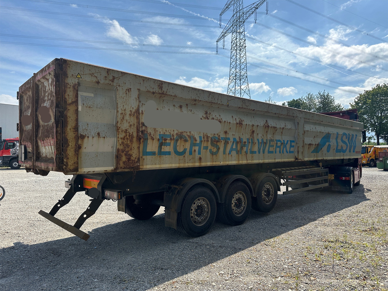 Reisch RHKS-35/24SL Stahl Kippmulde 50 m3 Metallschrott - Semi-reboque basculante: foto 5 Reisch RHKS-35/24SL Stahl Kippmulde 50 m3 Metallschrott - Semi-reboque basculante: foto 5