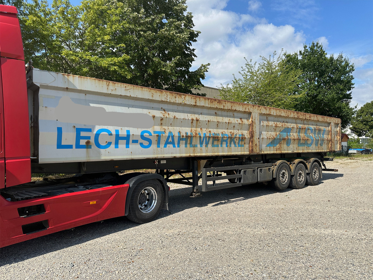 Reisch RHKS-35/24SL Stahl Kippmulde 50 m3 Metallschrott - Semi-reboque basculante: foto 3 Reisch RHKS-35/24SL Stahl Kippmulde 50 m3 Metallschrott - Semi-reboque basculante: foto 3