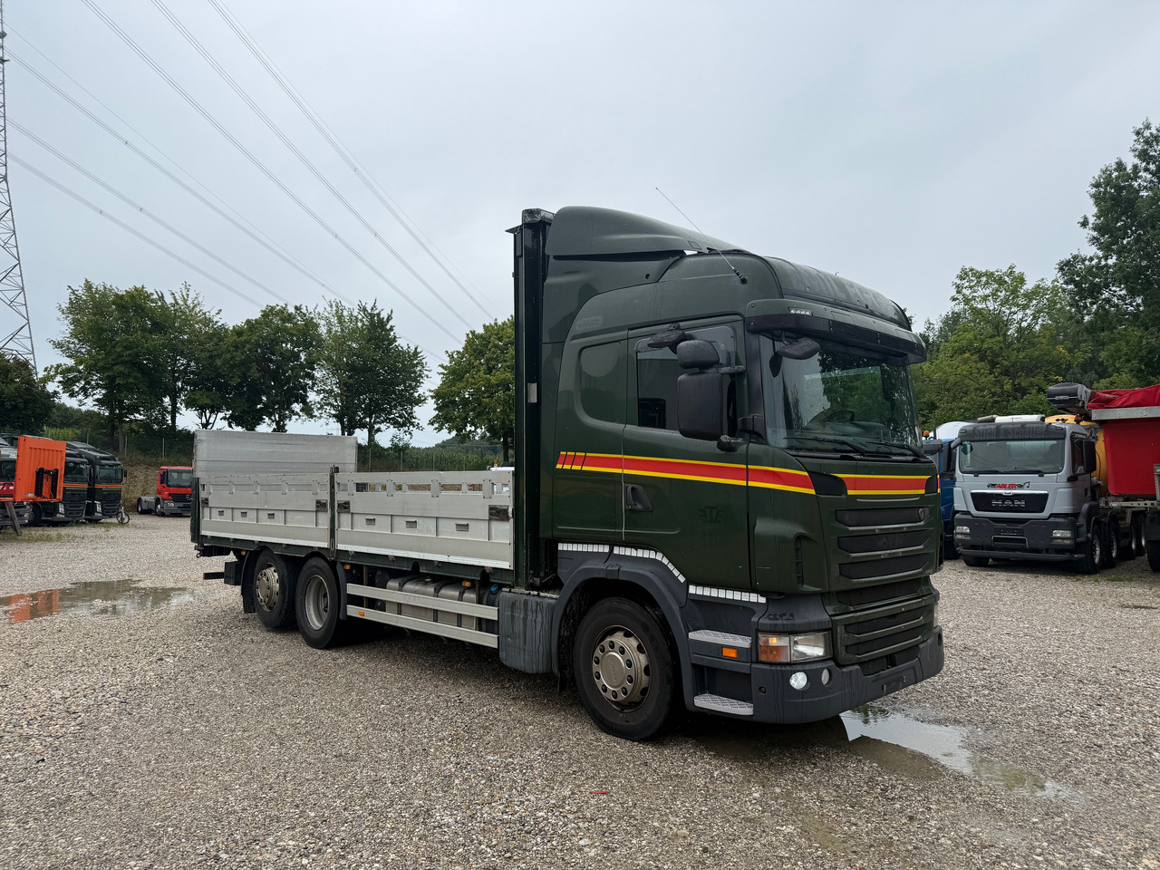 Scania R480 Pritsche mit Ladebordwand AHK - Camião de caixa aberta/ Plataforma, Camião grua: foto 3 Scania R480 Pritsche mit Ladebordwand AHK - Camião de caixa aberta/ Plataforma, Camião grua: foto 3