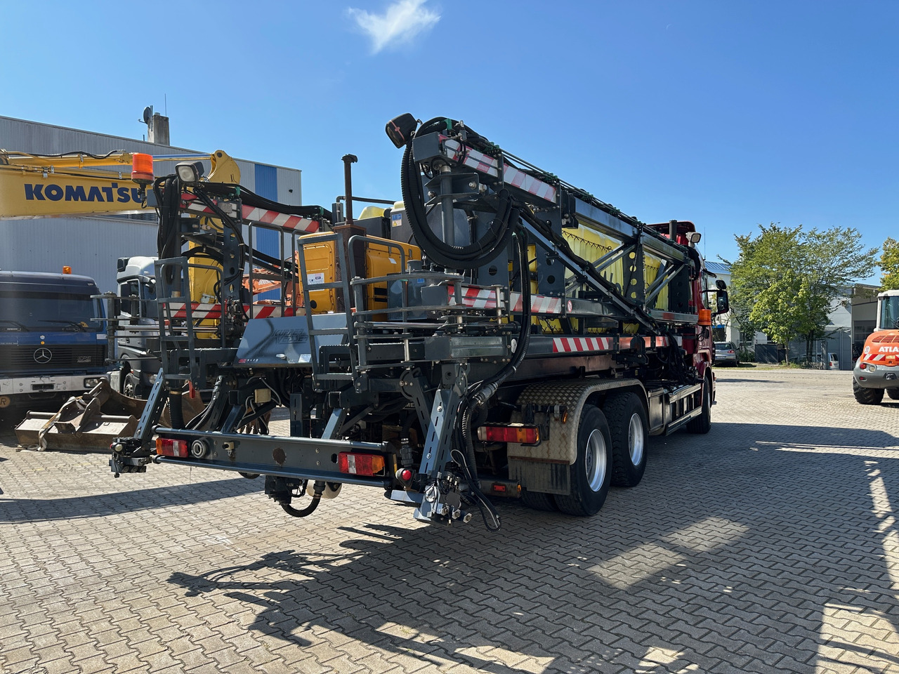 Scania R580 Abrollkipper V8 Mit Küpper Weisser Enteisungsgerät 45m - Camião polibenne: foto 4 Scania R580 Abrollkipper V8 Mit Küpper Weisser Enteisungsgerät 45m - Camião polibenne: foto 4