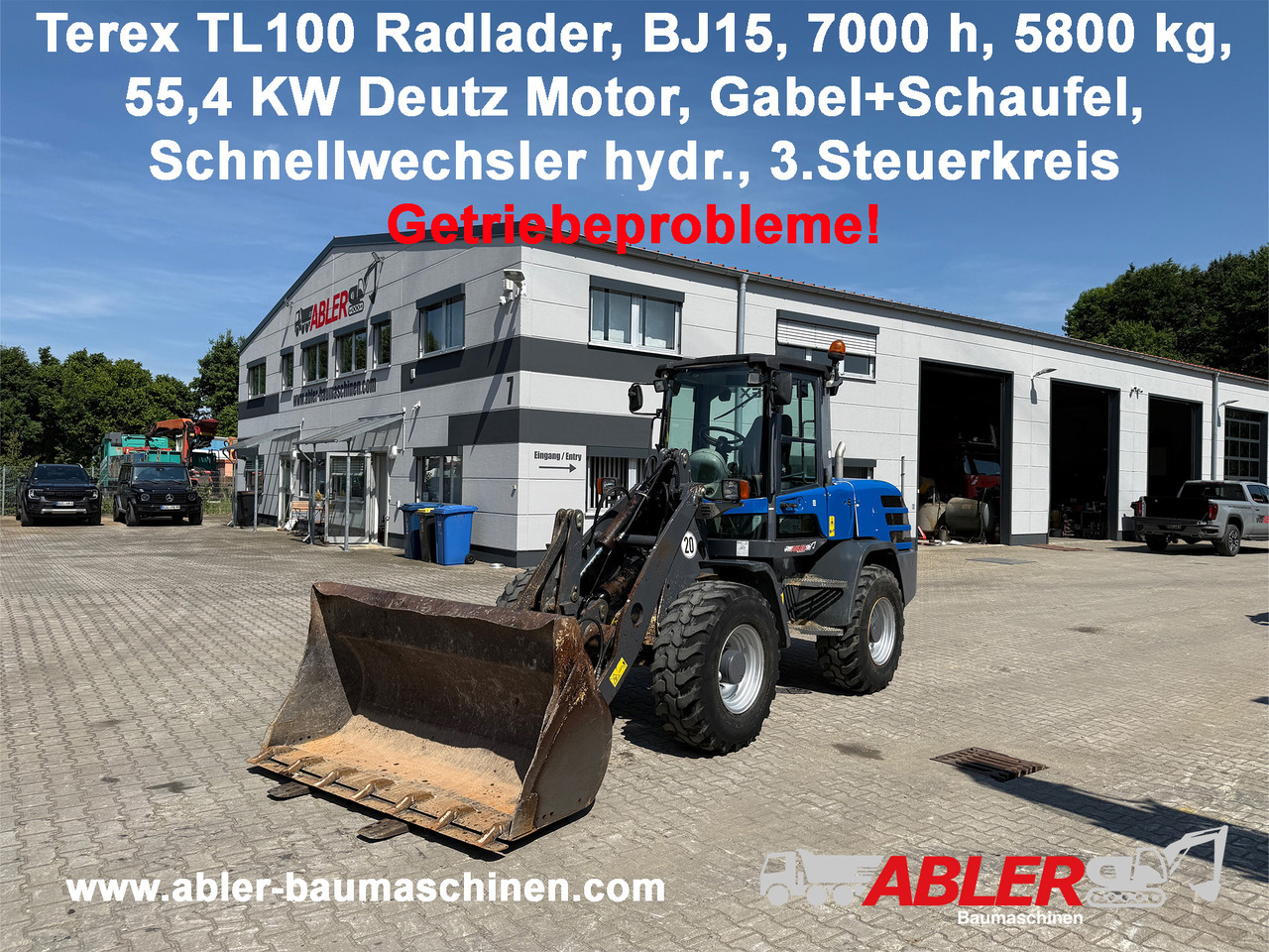 Terex TL100 Radlader Gabel+Schaufel SW - Pá carregadora de rodas: foto 1 Terex TL100 Radlader Gabel+Schaufel SW - Pá carregadora de rodas: foto 1