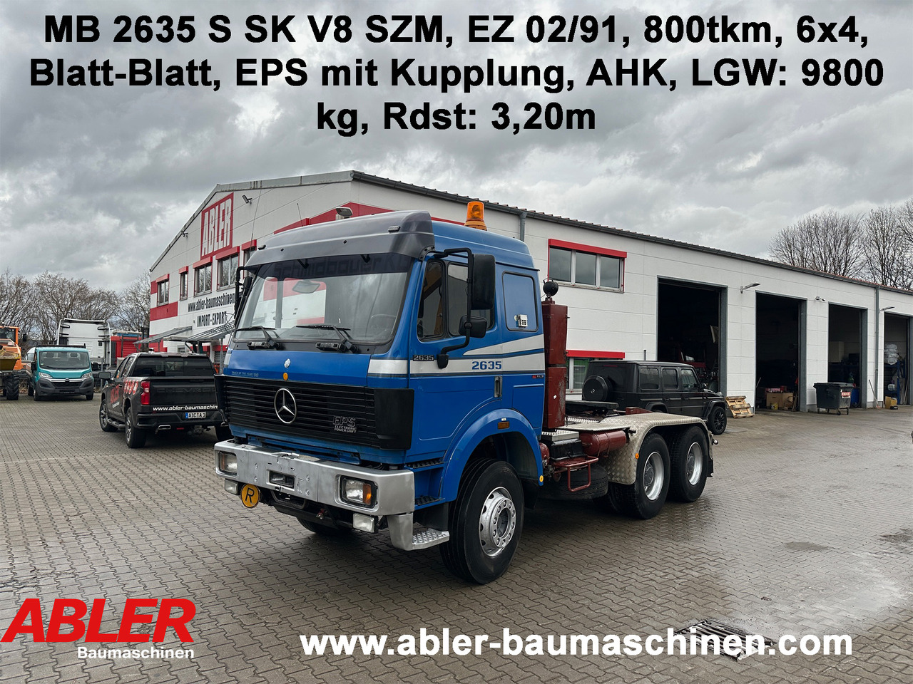 Mercedes-Benz 2635 S SK SZM 6x4 - Tractor: foto 1 Mercedes-Benz 2635 S SK SZM 6x4 - Tractor: foto 1