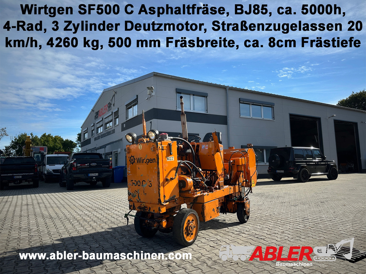 Wirtgen SF500C Asphaltfräse - Aplainadora (Fresadora): foto 1 Wirtgen SF500C Asphaltfräse - Aplainadora (Fresadora): foto 1