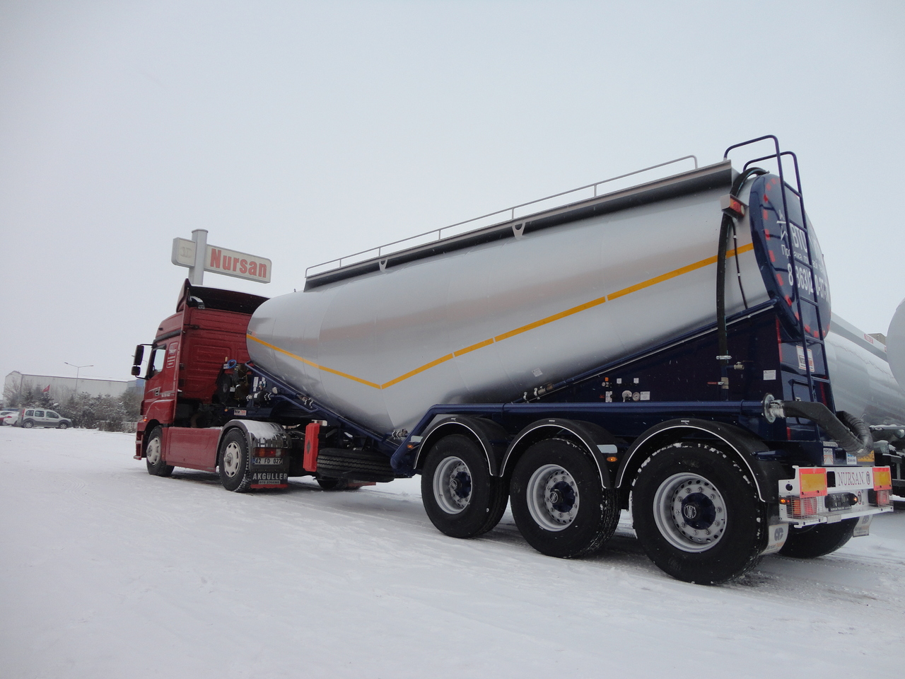 Semirreboque tanque para transporte de cemento novo NURSAN Cement Bulker: foto 7