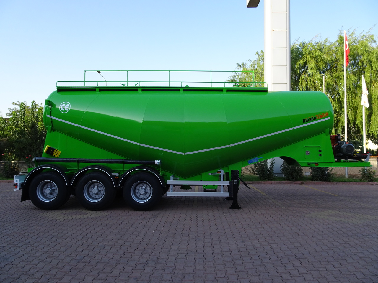 Semirreboque tanque para transporte de cemento novo NURSAN Cement Bulker: foto 8