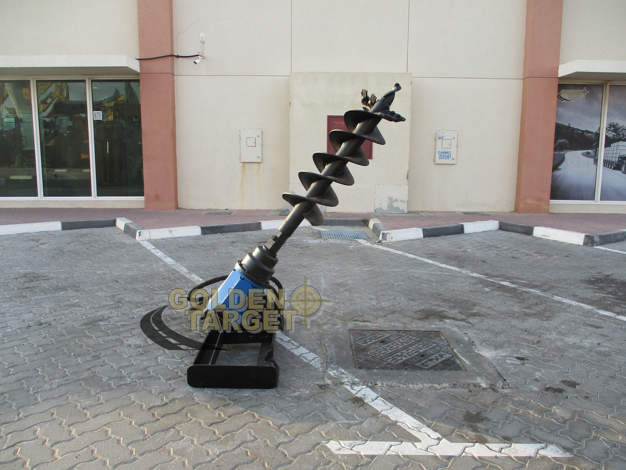 Perfurador de solo por Mini pá carregadora BOBCAT Skid Steer Auger Attachment: foto 1