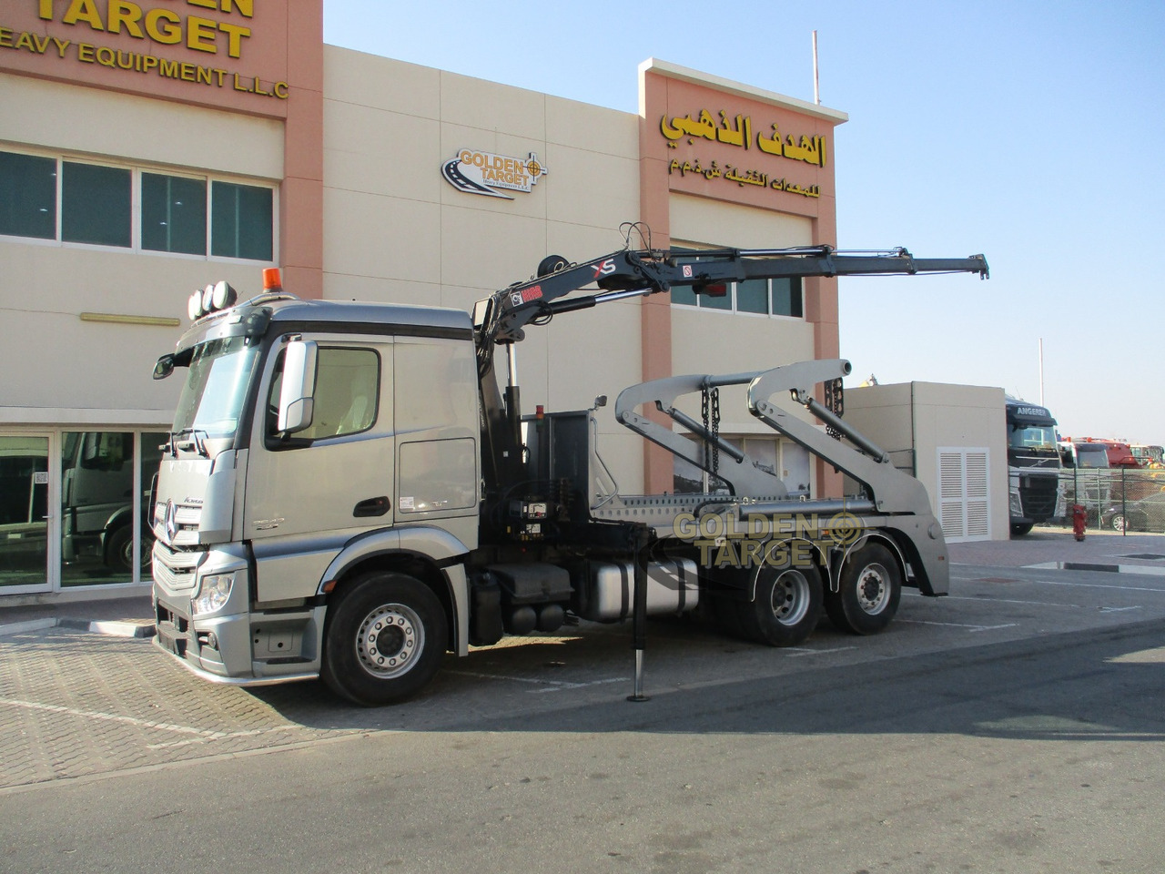 Leasing de MERCEDES-BENZ 2642 6×2 DOUBLE SKIP LOADER with HIAB Crane MERCEDES-BENZ 2642 6×2 DOUBLE SKIP LOADER with HIAB Crane: foto 9