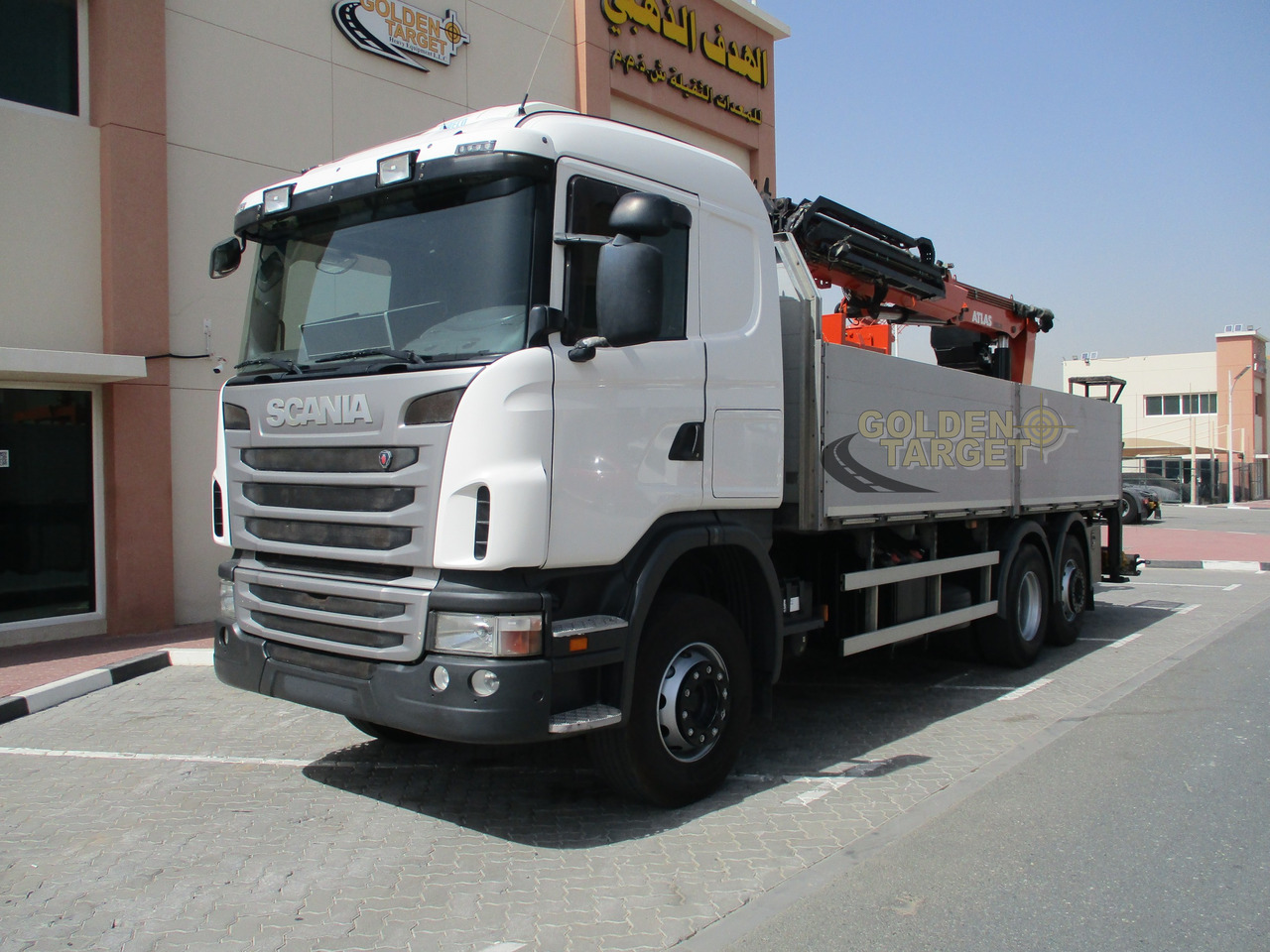 SCANIA G480 6x2 with ATLAS 210.2 Block Crane - Camião grua: foto 2 SCANIA G480 6x2 with ATLAS 210.2 Block Crane - Camião grua: foto 2