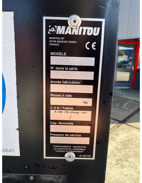Equipamento por Máquina de construção Manitou Nacelle Roofing basket: foto 12