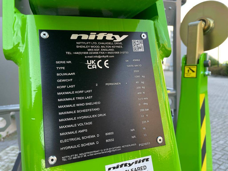 Niftylift 120T - Plataforma de elevaçao rebocável: foto 5 Niftylift 120T - Plataforma de elevaçao rebocável: foto 5
