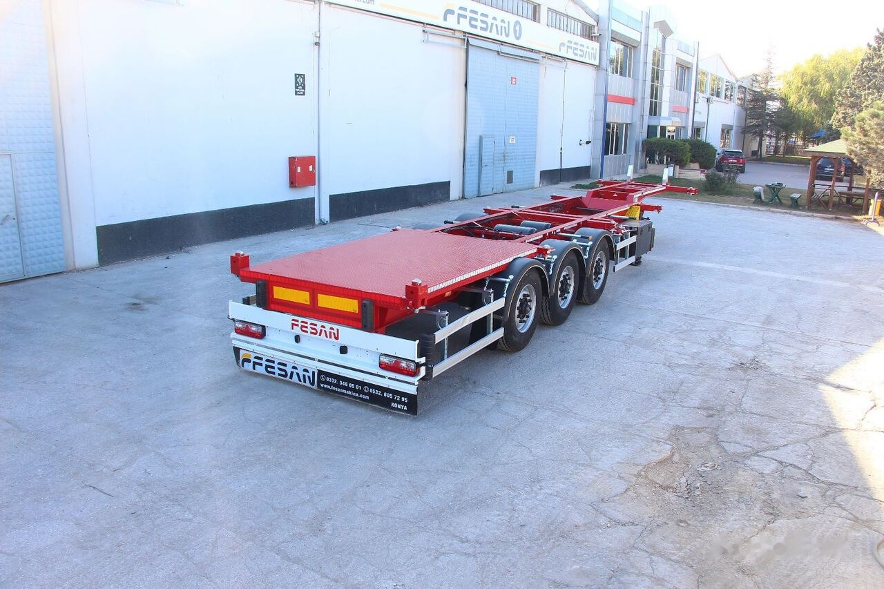 Fesan CONTAINER CARRIER CHASSIS 20 FEET, 30 FEET, 40 FEET, 40 FEET HC, - Semi-reboque transportador de contêineres/ Caixa móvel: foto 1 Fesan CONTAINER CARRIER CHASSIS 20 FEET, 30 FEET, 40 FEET, 40 FEET HC, - Semi-reboque transportador de contêineres/ Caixa móvel: foto 1