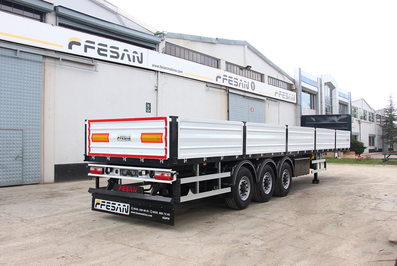 Fesan GENERAL CARGO WITH SIDE COVER FE-KAP-02 - Semi-reboque plataforma/ Caixa aberta: foto 1 Fesan GENERAL CARGO WITH SIDE COVER FE-KAP-02 - Semi-reboque plataforma/ Caixa aberta: foto 1