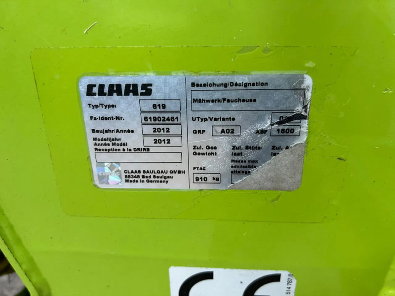 Gadanheira Claas Disco 3500 contour & Claas corto 250 maai combi schijvenmaaier: foto 15
