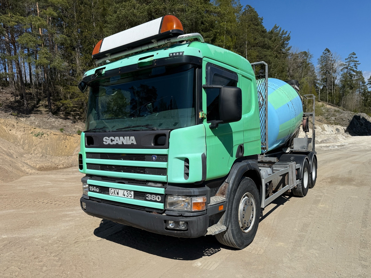 Betongbil Scania P114GB 6X2 -1999 - Camião betoneira: foto 1 Betongbil Scania P114GB 6X2 -1999 - Camião betoneira: foto 1