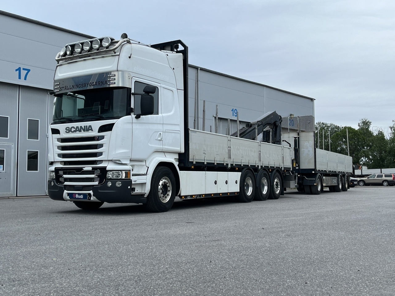 Ekipage Scania R520LB 8X4*4HNB -2016 | Tyllis 3pva - Camião de caixa aberta/ Plataforma, Camião grua: foto 1 Ekipage Scania R520LB 8X4*4HNB -2016 | Tyllis 3pva - Camião de caixa aberta/ Plataforma, Camião grua: foto 1