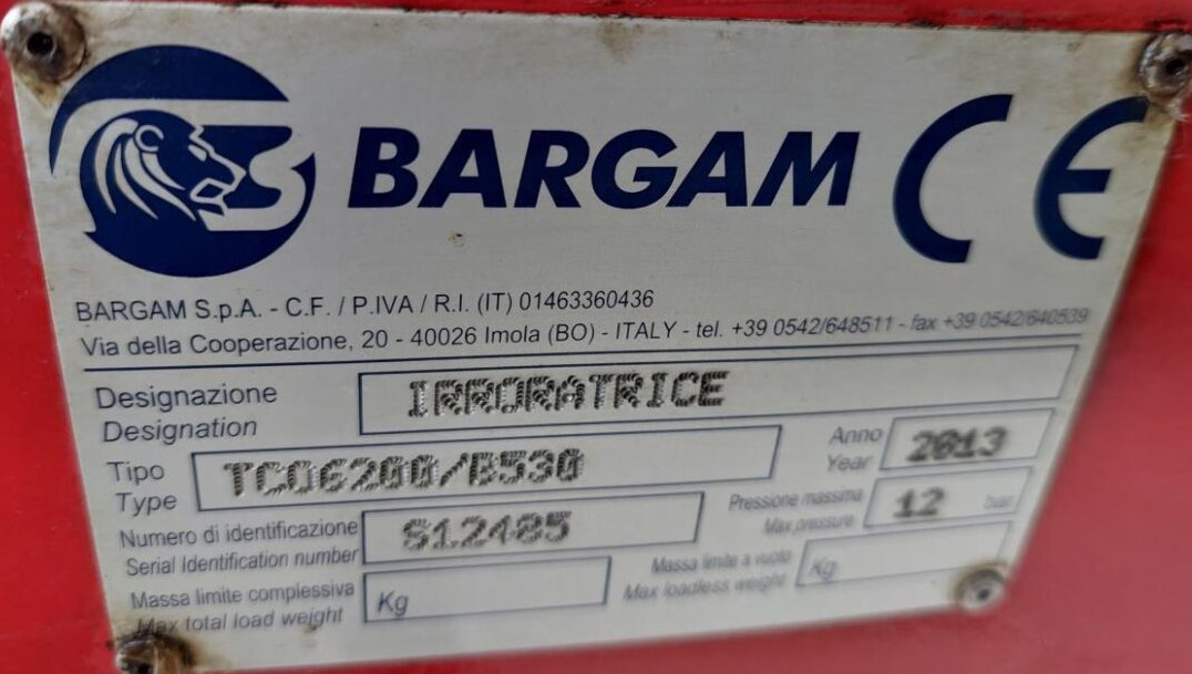 Pulverizador de arrastar Bargam Compact 6200 - 24-36m med GPS: foto 15