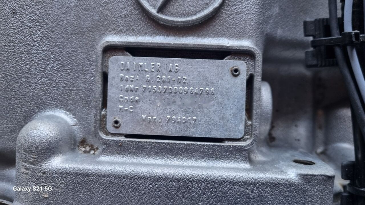 MERCEDES-BENZ Mercedes-Benz  MERCEDES ACTROS MP3 715370  Mercedes-Benz ACTROS MP3 - Caixa de velocidade por Camião: foto 2 MERCEDES-BENZ Mercedes-Benz  MERCEDES ACTROS MP3 715370  Mercedes-Benz ACTROS MP3 - Caixa de velocidade por Camião: foto 2