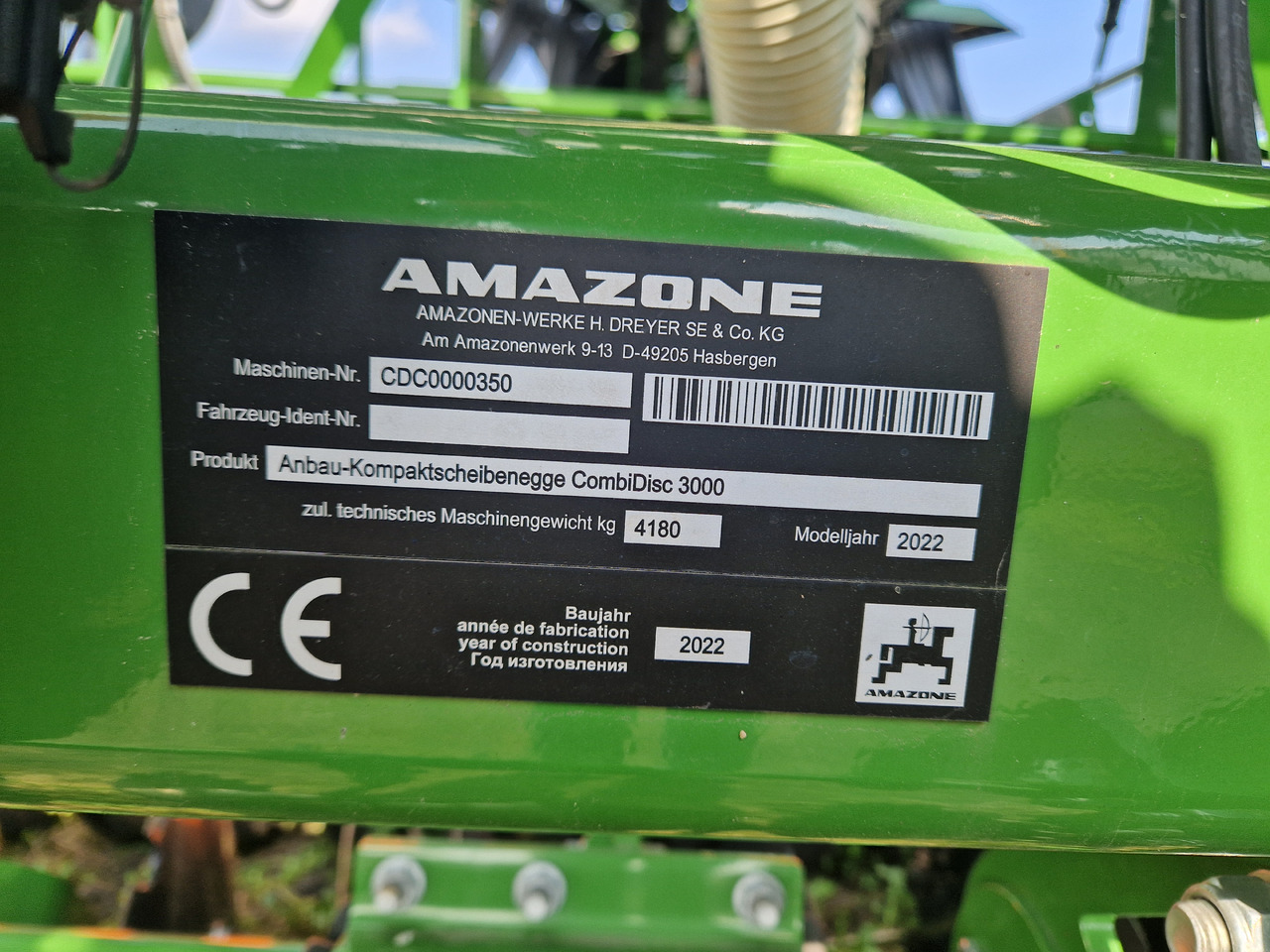 Amazone Centaya 3000 Super Harrow - Semeadora combinada: foto 2 Amazone Centaya 3000 Super Harrow - Semeadora combinada: foto 2