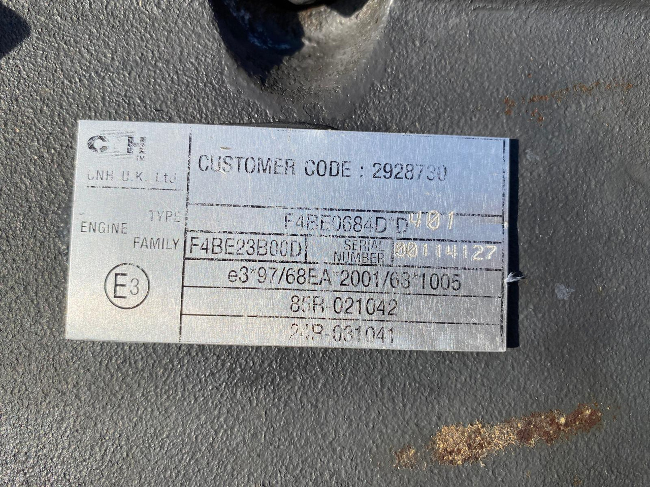 CNH Iveco F4BE 0684D aus Case WX 165 - Motor por Máquina de construção: foto 3 CNH Iveco F4BE 0684D aus Case WX 165 - Motor por Máquina de construção: foto 3