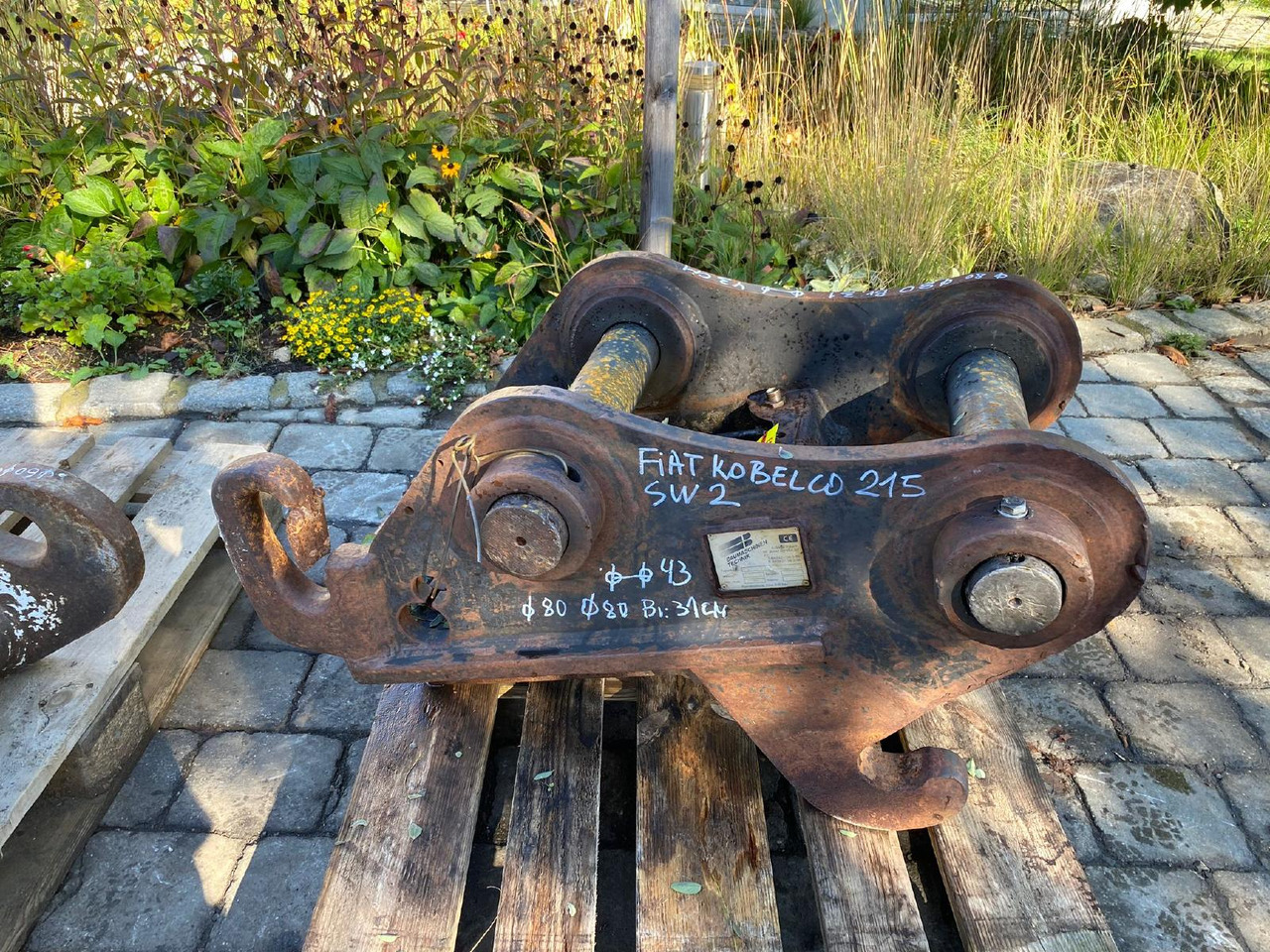 Fiat-Kobelco E 215 - Acoplamento rápido por Máquina de construção: foto 1 Fiat-Kobelco E 215 - Acoplamento rápido por Máquina de construção: foto 1