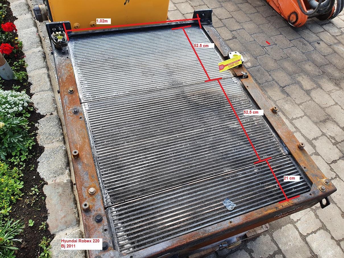 Hyundai Robex 220 LC 9A - Sistema de arrefecimento por Máquina de construção: foto 5 Hyundai Robex 220 LC 9A - Sistema de arrefecimento por Máquina de construção: foto 5