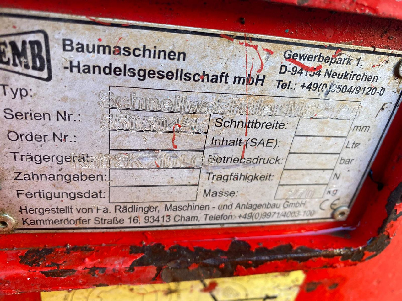 Lehnhoff MS 21 /25 - Acoplamento rápido: foto 4 Lehnhoff MS 21 /25 - Acoplamento rápido: foto 4