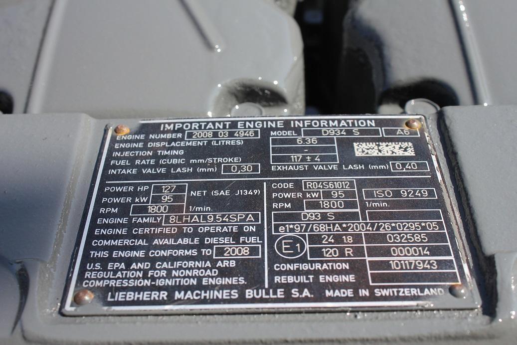 Liebherr D 934 S A6 aus LH A900C LIT - Motor por Máquina de construção: foto 4 Liebherr D 934 S A6 aus LH A900C LIT - Motor por Máquina de construção: foto 4