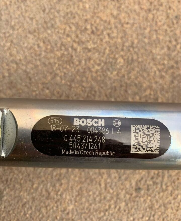 Listwa wtryskowa Bosch D E6 0445214248 IVECO Daily 3.0L - Sistema de combustível por Camião: foto 3 Listwa wtryskowa Bosch D E6 0445214248 IVECO Daily 3.0L - Sistema de combustível por Camião: foto 3