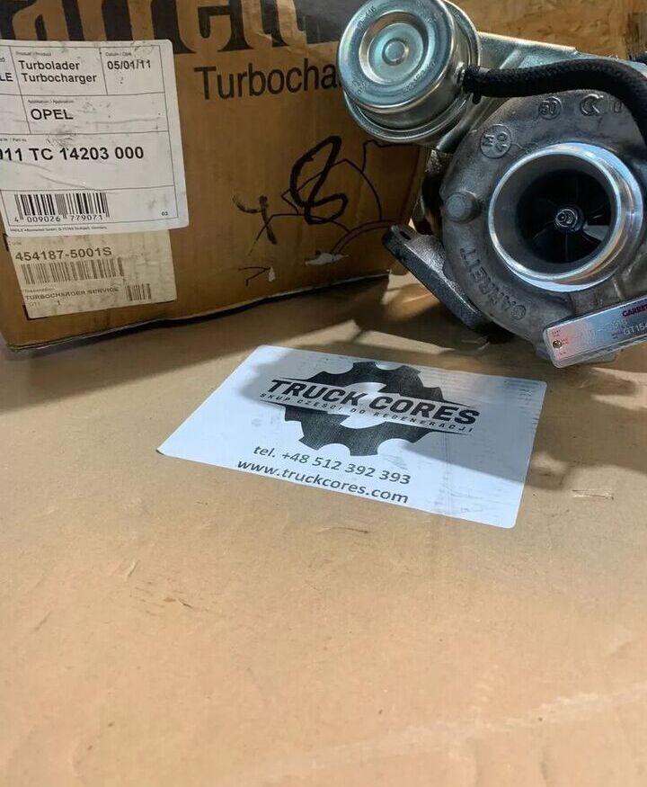 Nowa Turbosprężarka Garrett Opel Astra G/CC 17DTL 50kW/68KM 454187-5001S for car - Turbocompressor por Automóvel: foto 1 Nowa Turbosprężarka Garrett Opel Astra G/CC 17DTL 50kW/68KM 454187-5001S for car - Turbocompressor por Automóvel: foto 1