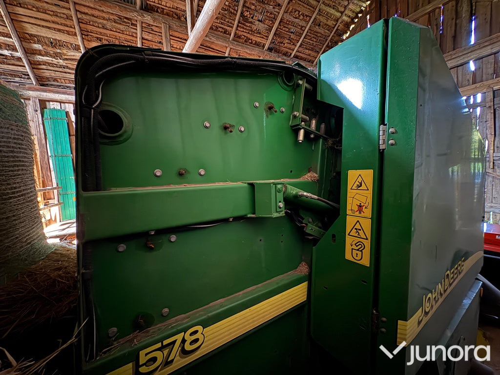 Enfardadeira de fardos redondos Fixkammarpress John Deere 578: foto 9