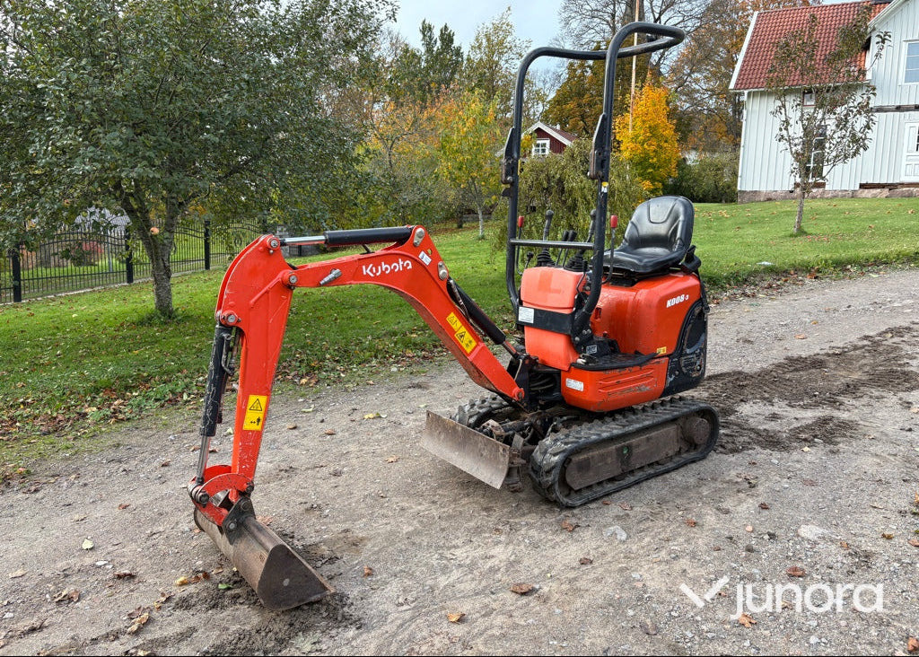Minigrävare - Kubota, K008-3 - Mini escavadeira: foto 1 Minigrävare - Kubota, K008-3 - Mini escavadeira: foto 1