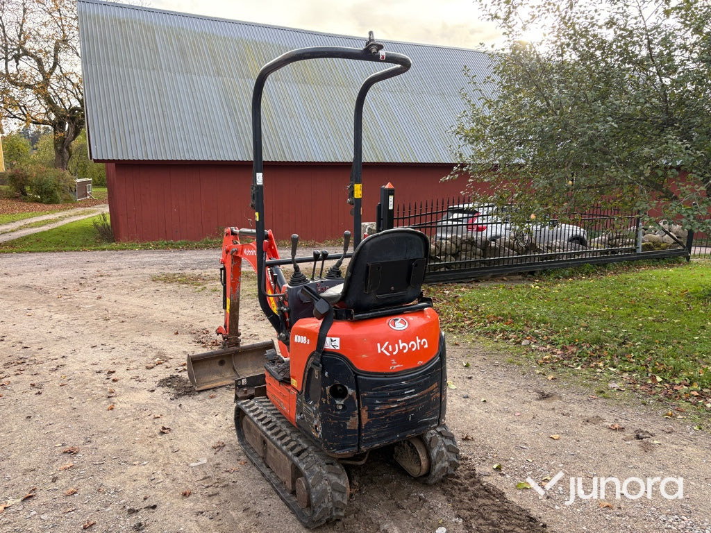 Minigrävare - Kubota, K008-3 - Mini escavadeira: foto 4 Minigrävare - Kubota, K008-3 - Mini escavadeira: foto 4