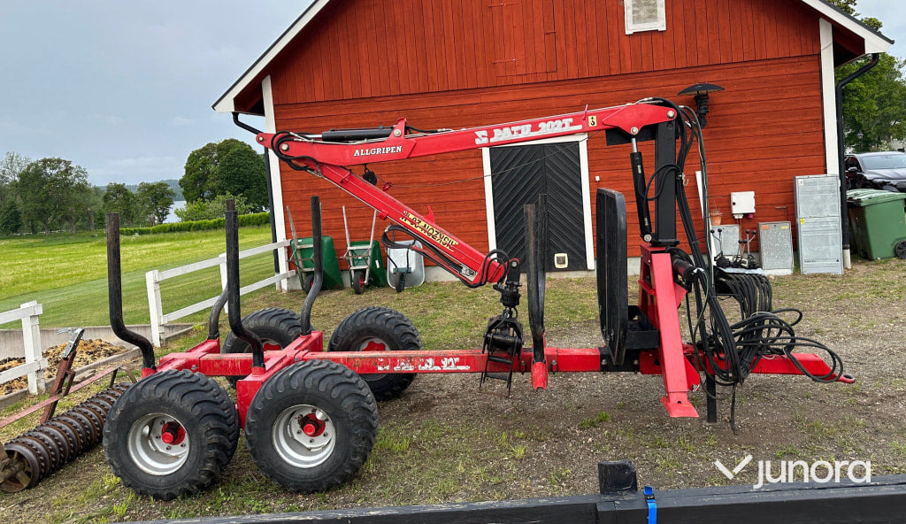 Patu 202 T – Skogsvagn med vinsch - Reboque florestal: foto 3 Patu 202 T – Skogsvagn med vinsch - Reboque florestal: foto 3