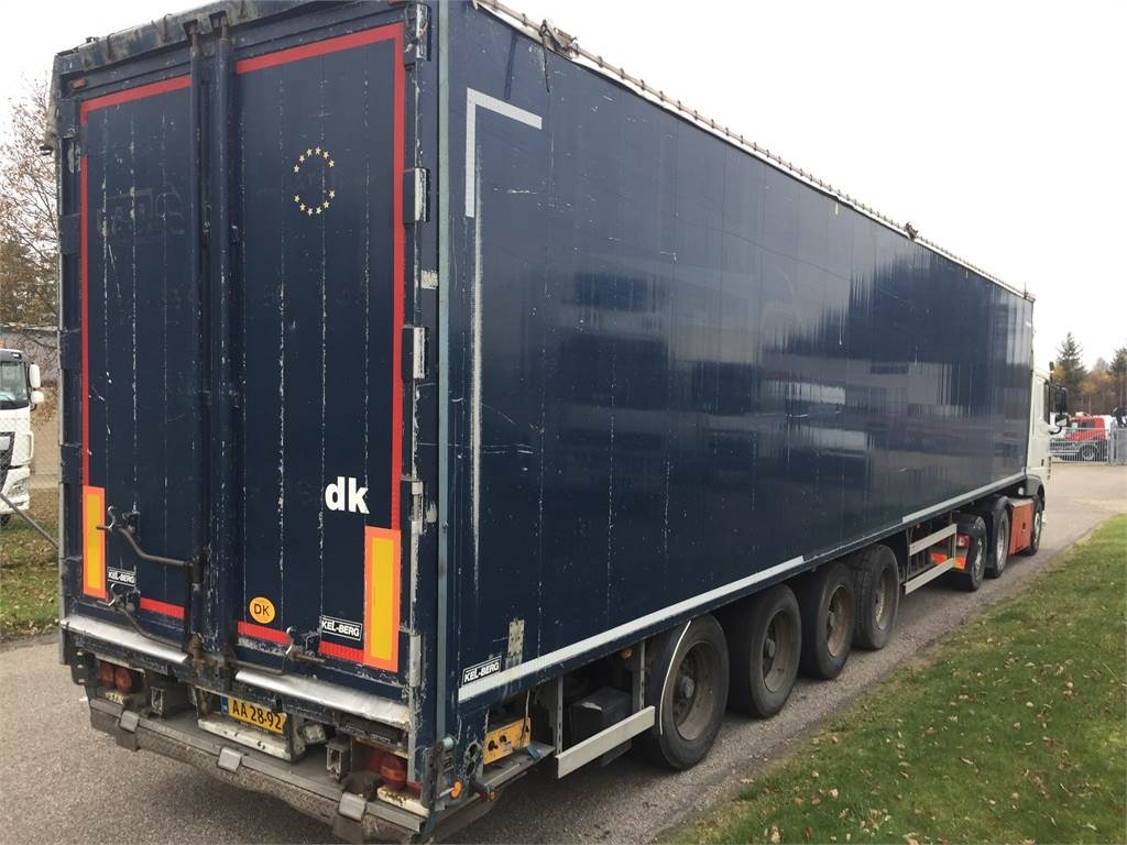 Kel-Berg 92m3 alu kasse + folde-slæde lift - Semi-reboque piso móvel: foto 1 Kel-Berg 92m3 alu kasse + folde-slæde lift - Semi-reboque piso móvel: foto 1