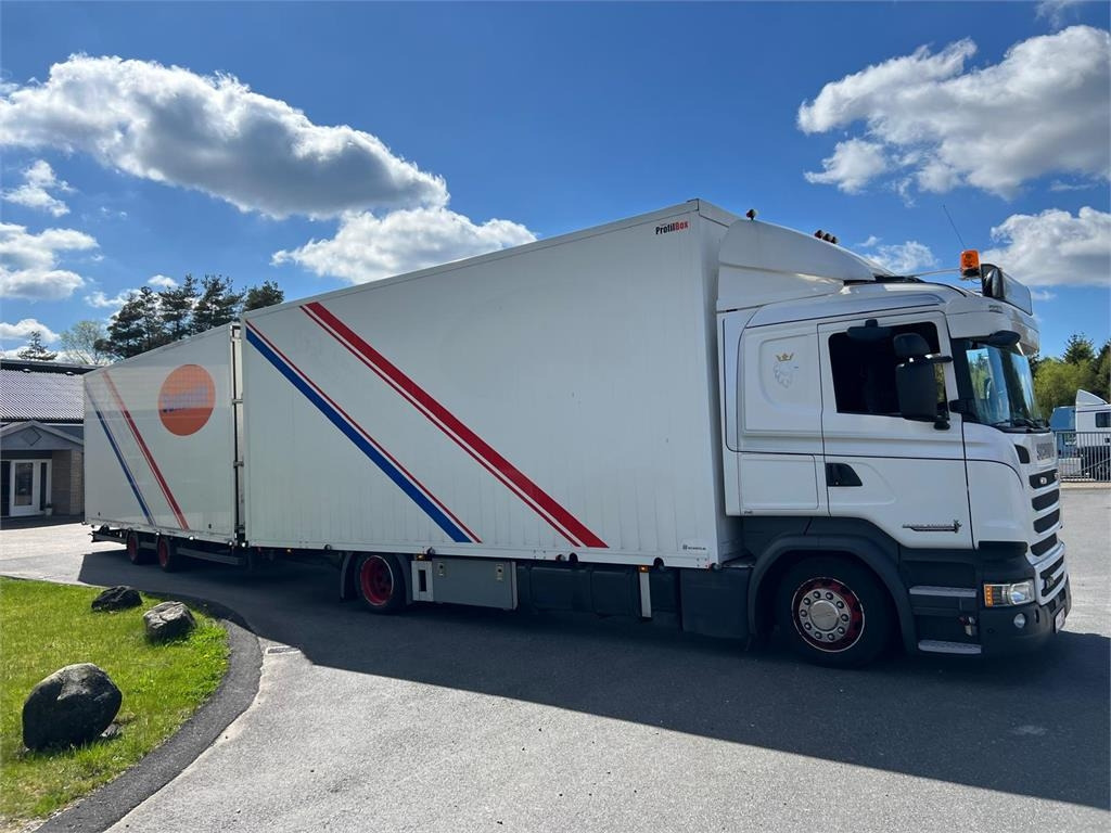 Scania R410 DB 4x2 MLB + tandem trailer 121m3 - Camião furgão: foto 5 Scania R410 DB 4x2 MLB + tandem trailer 121m3 - Camião furgão: foto 5