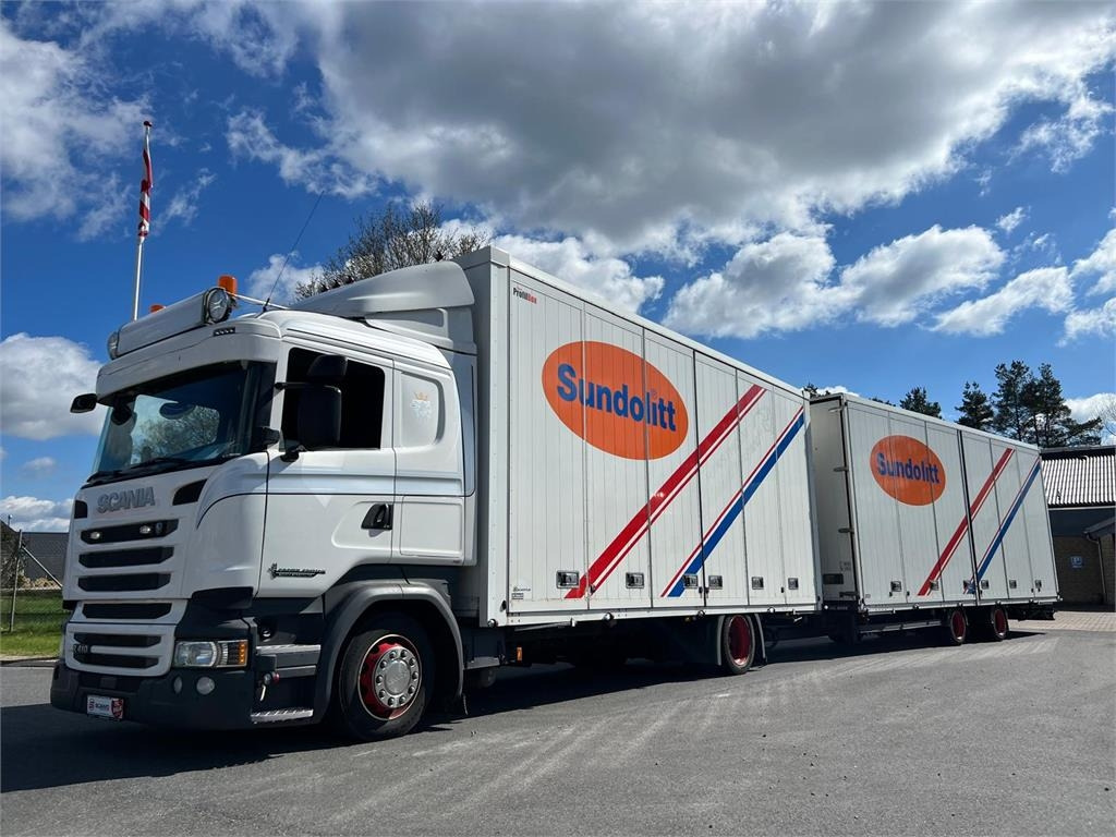 Scania R410 DB 4x2 MLB + tandem trailer 121m3 - Camião furgão: foto 2 Scania R410 DB 4x2 MLB + tandem trailer 121m3 - Camião furgão: foto 2