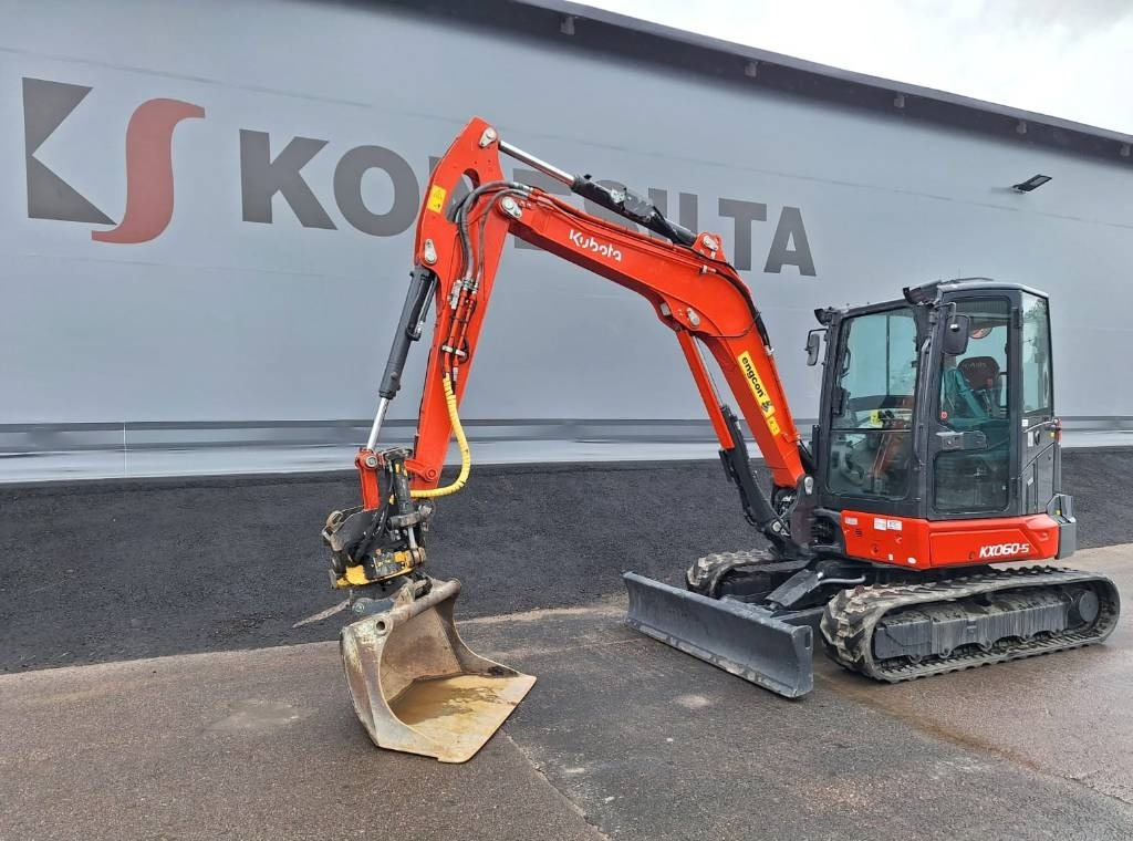 Mini escavadeira Kubota KX060-5 PYÖRITTÄJÄ, RASVARI YM.: foto 6