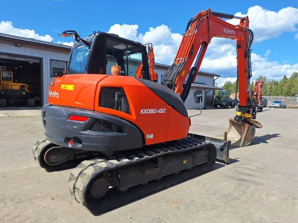 Kubota KX080-4a2 PYÖRITTÄJÄLLÄ - Mini escavadeira: foto 3 Kubota KX080-4a2 PYÖRITTÄJÄLLÄ - Mini escavadeira: foto 3