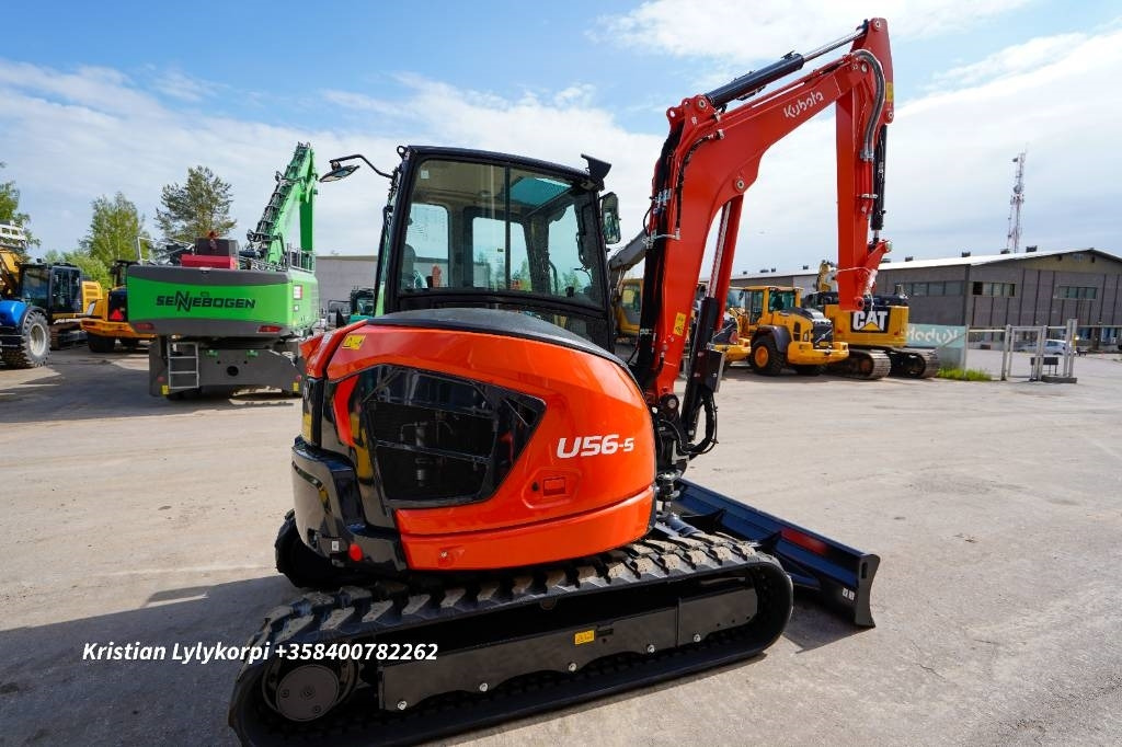 Mini escavadeira novo Kubota U56-5 UUSI AJAMATON: foto 6
