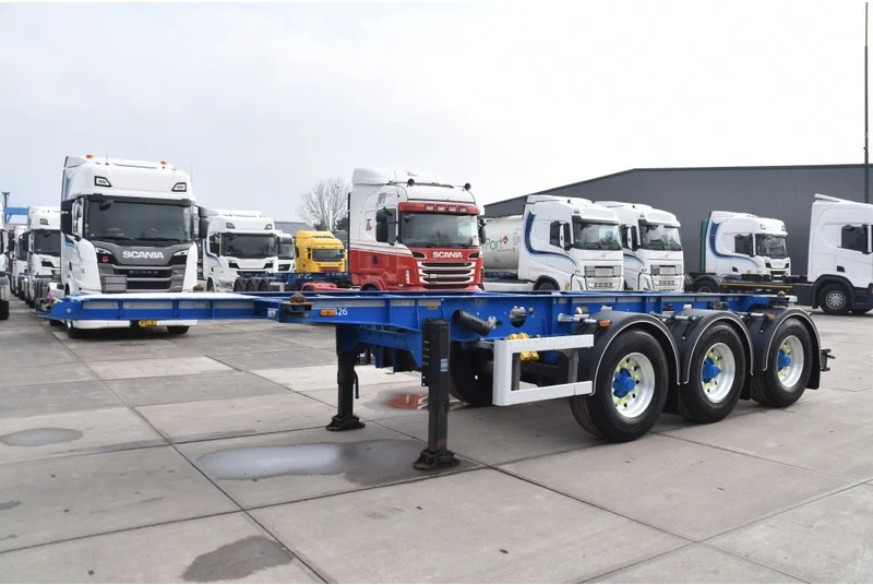 LAG O-3-CC - 20FT SWAP - ADR FL - ALCOA - BPW AXLES - DISC BRAKES - EMPTY WEIGHT 3080 KG!! - Semi-reboque transportador de contêineres/ Caixa móvel: foto 5 LAG O-3-CC - 20FT SWAP - ADR FL - ALCOA - BPW AXLES - DISC BRAKES - EMPTY WEIGHT 3080 KG!! - Semi-reboque transportador de contêineres/ Caixa móvel: foto 5