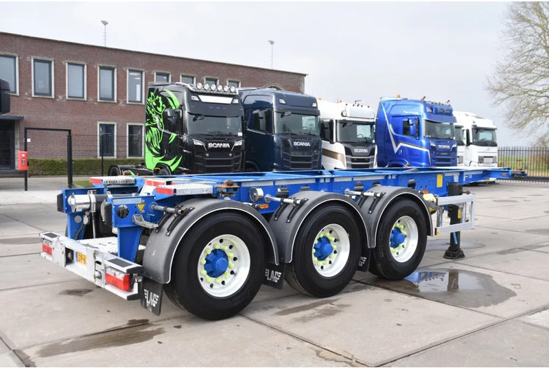 LAG O-3-CC - 20FT SWAP - ADR FL - ALCOA - BPW AXLES - DISC BRAKES - EMPTY WEIGHT 3080 KG!! - Semi-reboque transportador de contêineres/ Caixa móvel: foto 2 LAG O-3-CC - 20FT SWAP - ADR FL - ALCOA - BPW AXLES - DISC BRAKES - EMPTY WEIGHT 3080 KG!! - Semi-reboque transportador de contêineres/ Caixa móvel: foto 2