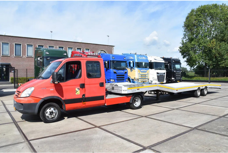 VELDHUIZEN P37-2 + IVECO - PNEUMATIC RAMPS - WINCH + REMOTE CONTROL - TOP CONDITION - - Semi-reboque transporte de veículos: foto 1 VELDHUIZEN P37-2 + IVECO - PNEUMATIC RAMPS - WINCH + REMOTE CONTROL - TOP CONDITION - - Semi-reboque transporte de veículos: foto 1