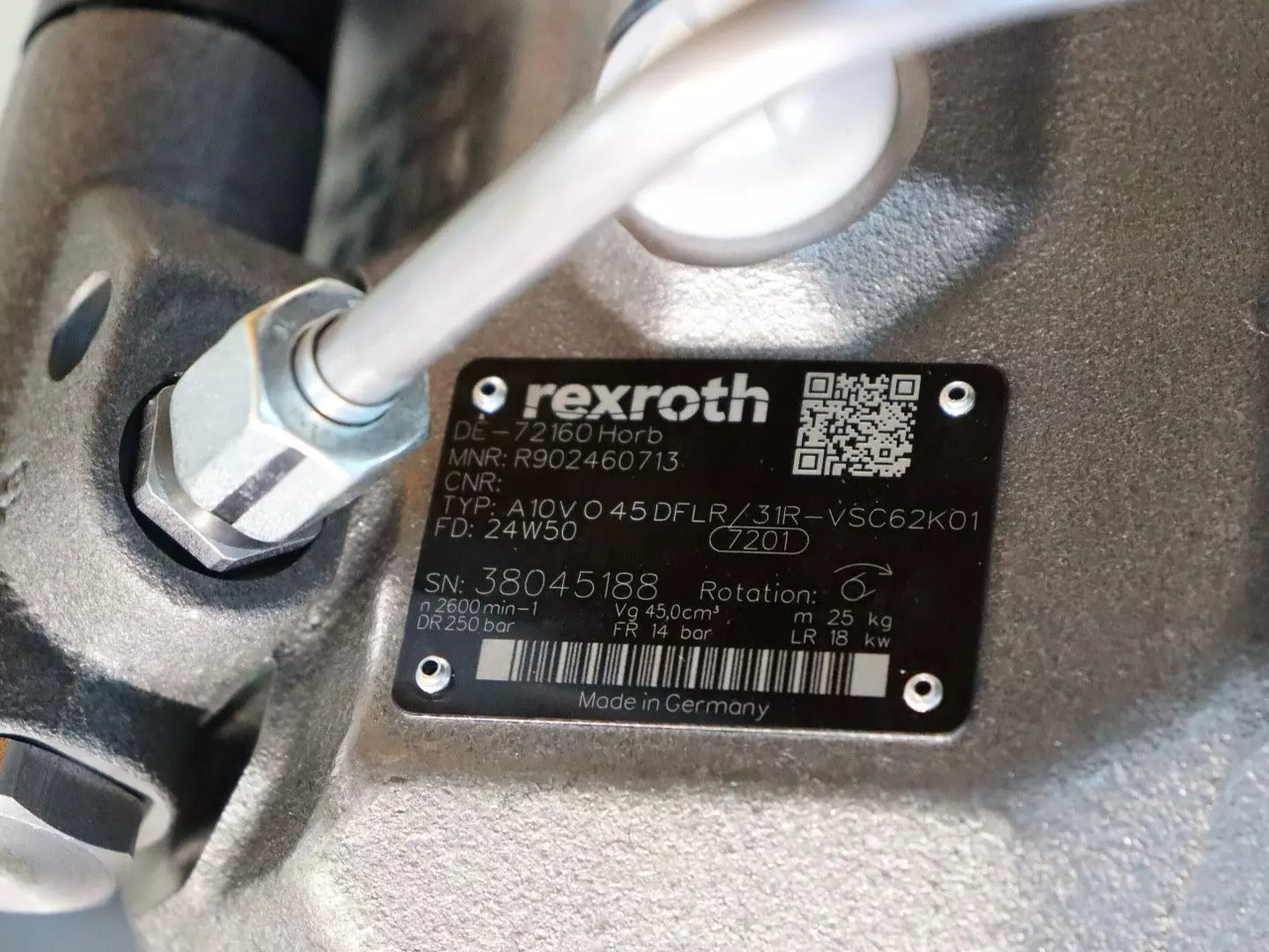 REXROTH A10VO45DFLR/31R-VSC62K01 - Peça de reposição por Máquina de construção: foto 4 REXROTH A10VO45DFLR/31R-VSC62K01 - Peça de reposição por Máquina de construção: foto 4