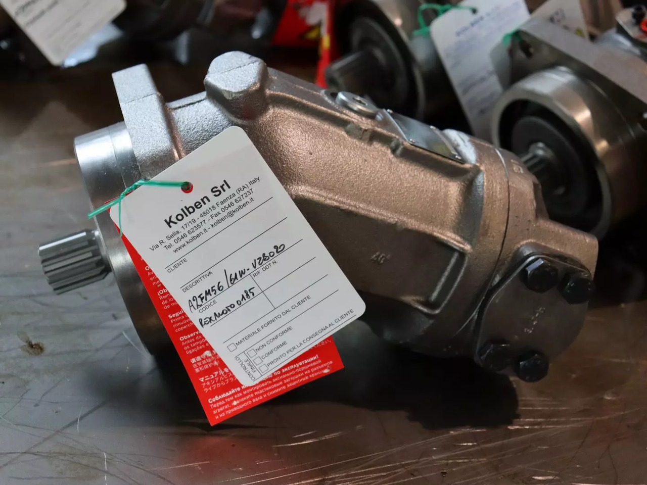 REXROTH A2FM56/61W-VZB020 - Peça de reposição por Máquina de construção: foto 1 REXROTH A2FM56/61W-VZB020 - Peça de reposição por Máquina de construção: foto 1