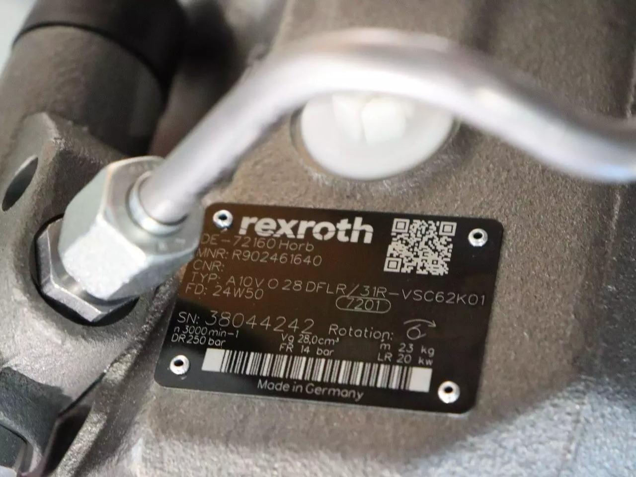 REXROTH A10VO28DFLR/31R-VSC62K01 - Motor hidráulico por Máquina de construção: foto 4 REXROTH A10VO28DFLR/31R-VSC62K01 - Motor hidráulico por Máquina de construção: foto 4