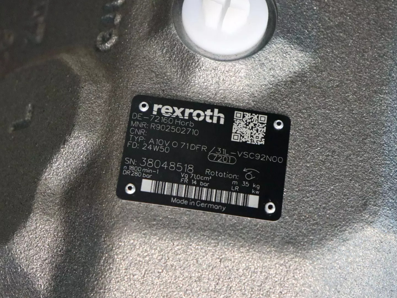 REXROTH A10VO71DFR/31L-VSC92N00 - Bomba hidráulica por Máquina de construção: foto 4 REXROTH A10VO71DFR/31L-VSC92N00 - Bomba hidráulica por Máquina de construção: foto 4