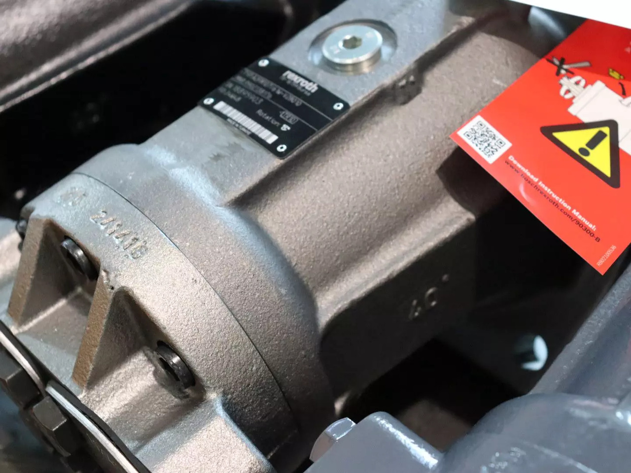 REXROTH A2FM107/61W-VZB010 - Motor hidráulico por Máquina de construção: foto 2 REXROTH A2FM107/61W-VZB010 - Motor hidráulico por Máquina de construção: foto 2