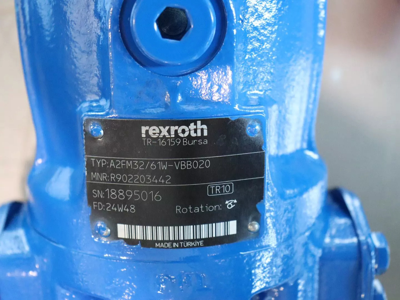 REXROTH A2FM32/61W-VBB020 - Motor hidráulico por Máquina de construção: foto 5 REXROTH A2FM32/61W-VBB020 - Motor hidráulico por Máquina de construção: foto 5